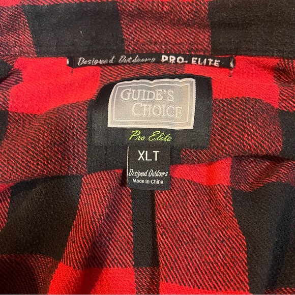 Guide’s Choice Pro Elite Heavy Duty Outdoor Flannel Shirt Men’s Size XLT - Picture 5 of 5